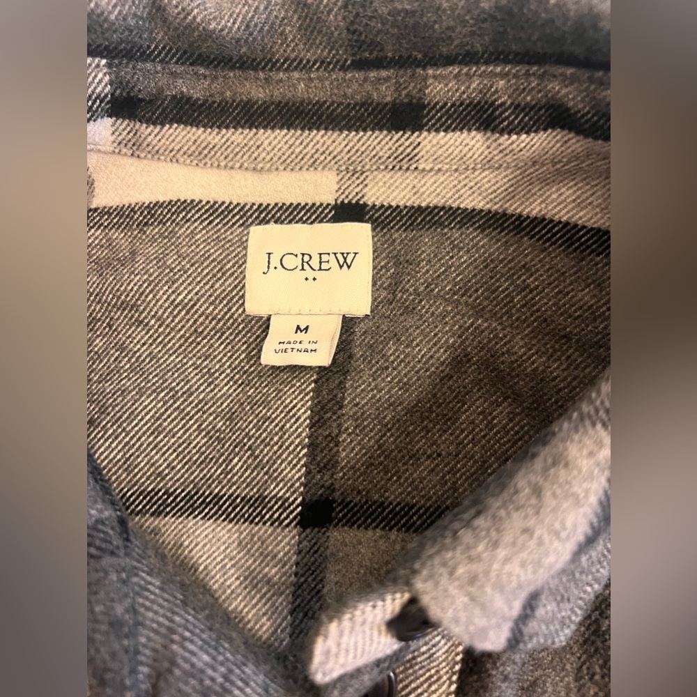 New J.Crew Mercantile Men's Classic Fit Plaid Long Sleeve Flannel Shirt … - Picture 3 of 4